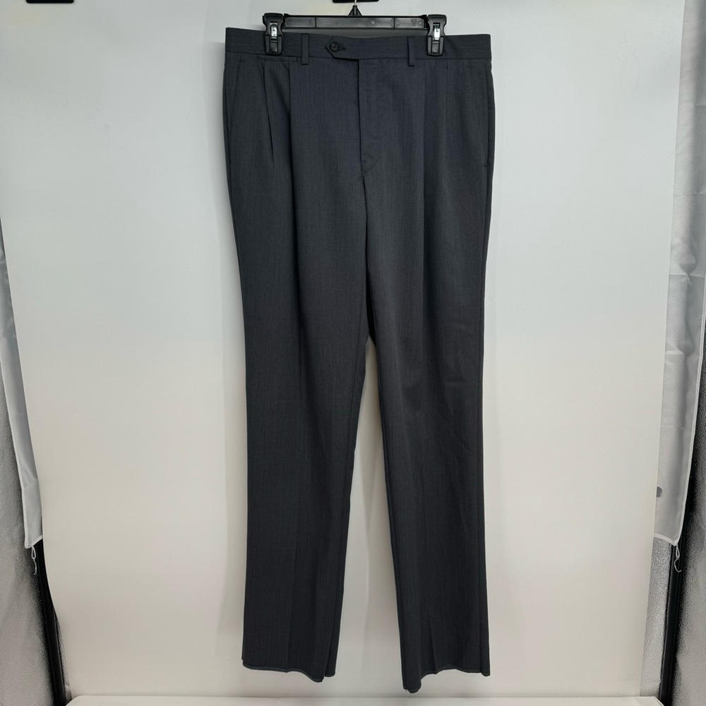 NWT Ralph Ralph Lauren Men's Blue Label  Trouser Dress Pants Sz W34x34.5 Pleated